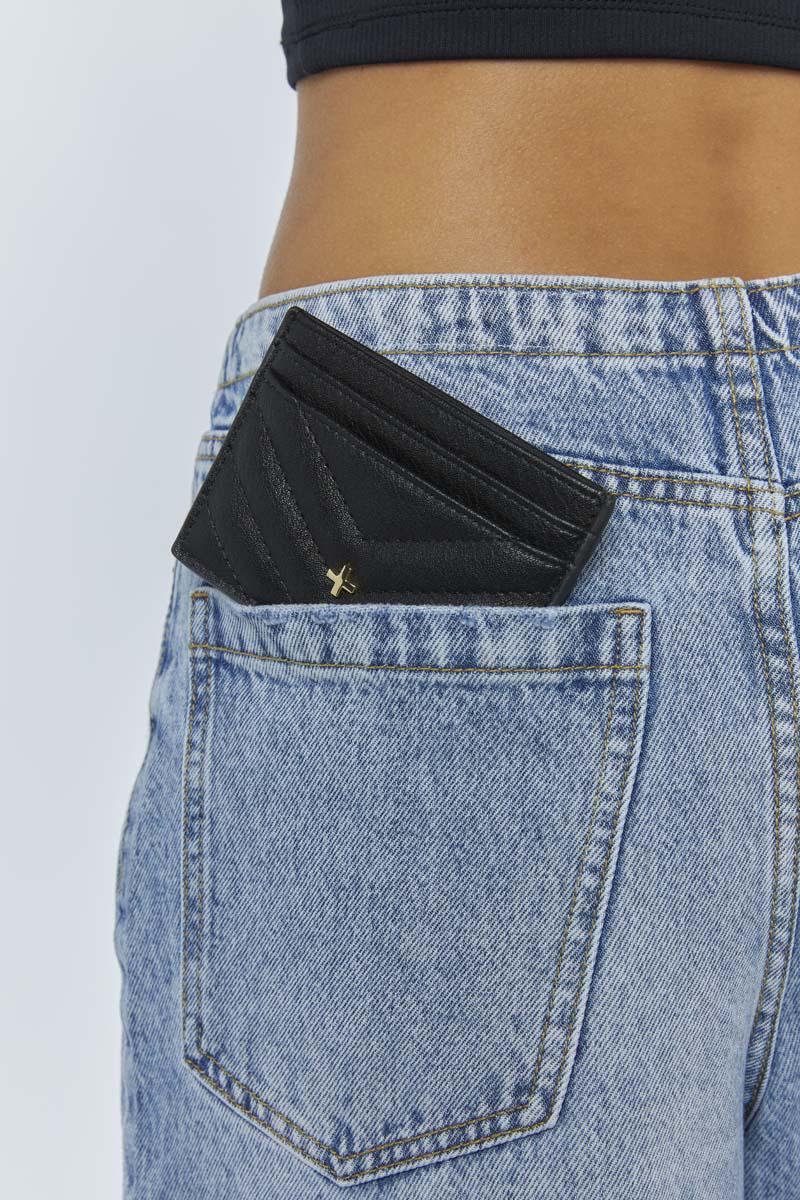 Peta + Jain Izzy Card Holder Black - lifestyle view
