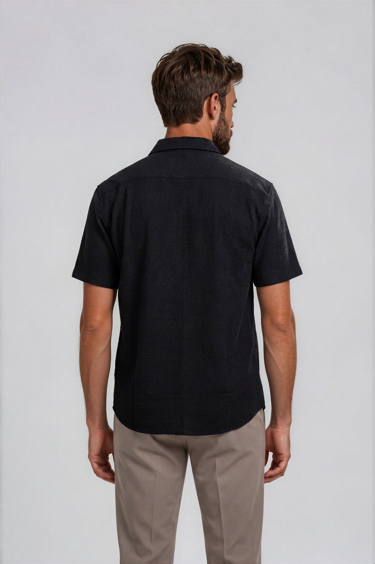 BLKWD Lexington short sleeve shirt in black