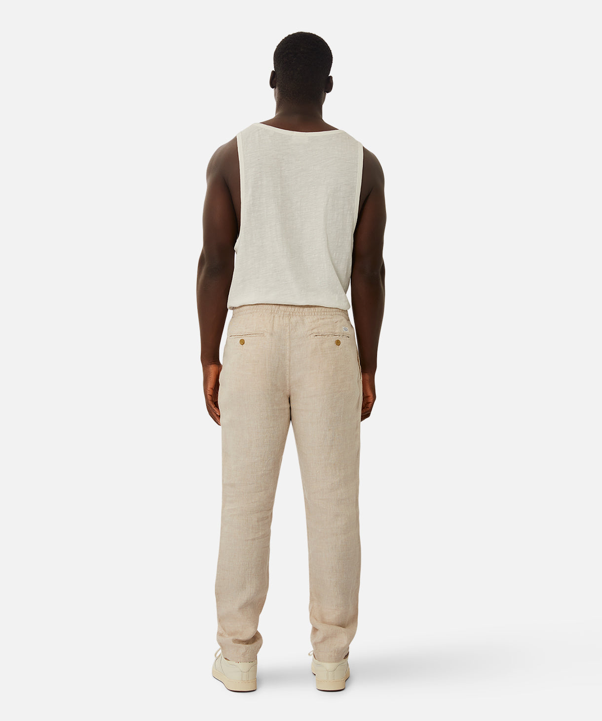 Industrie The Capri Linen Pant - YD Wheat (view 3)