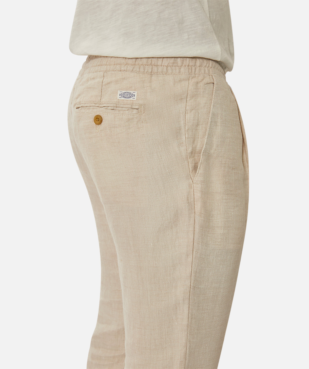 Industrie The Capri Linen Pant - YD Wheat (view 5)