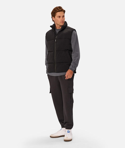 The Busan Puffer Vest - Black