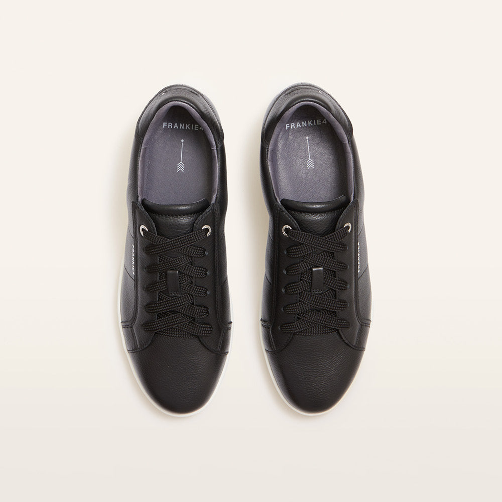 Jackie V Sneaker - Black Tumbled