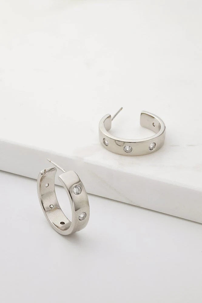 Zafino Kristen Hoop - Silver