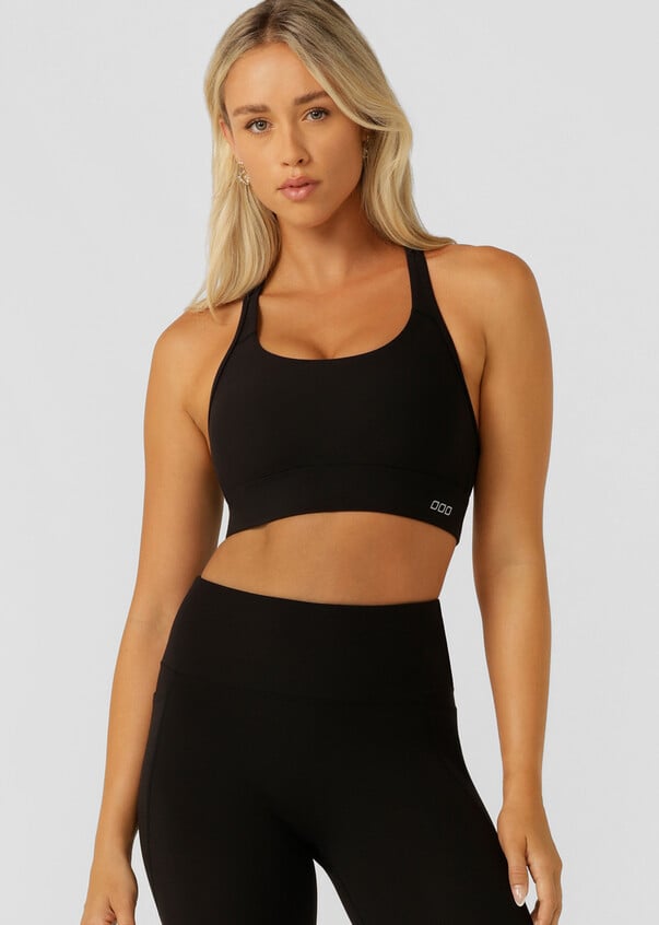 Lorna Jane Amy Maximum Support Sports Bra - Black