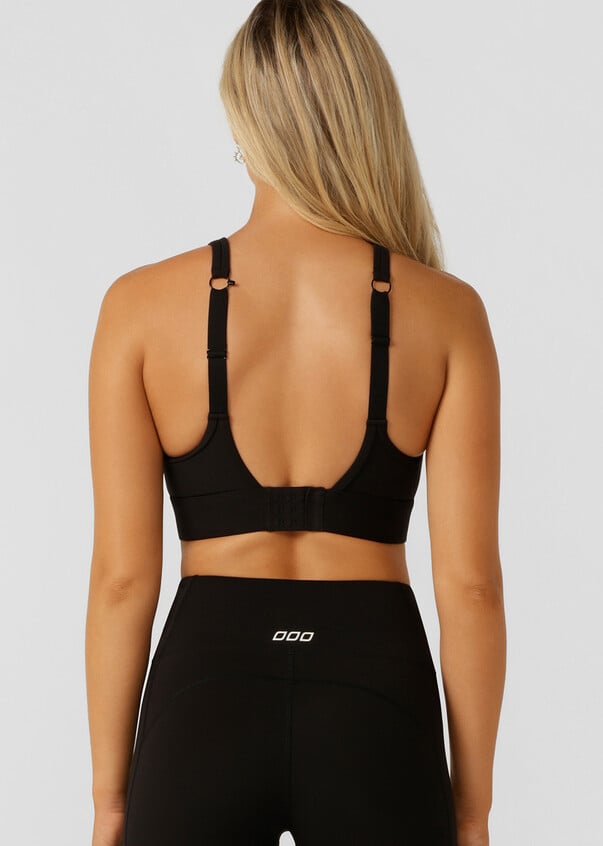 Amy Maximum Support Sports Bra - Black