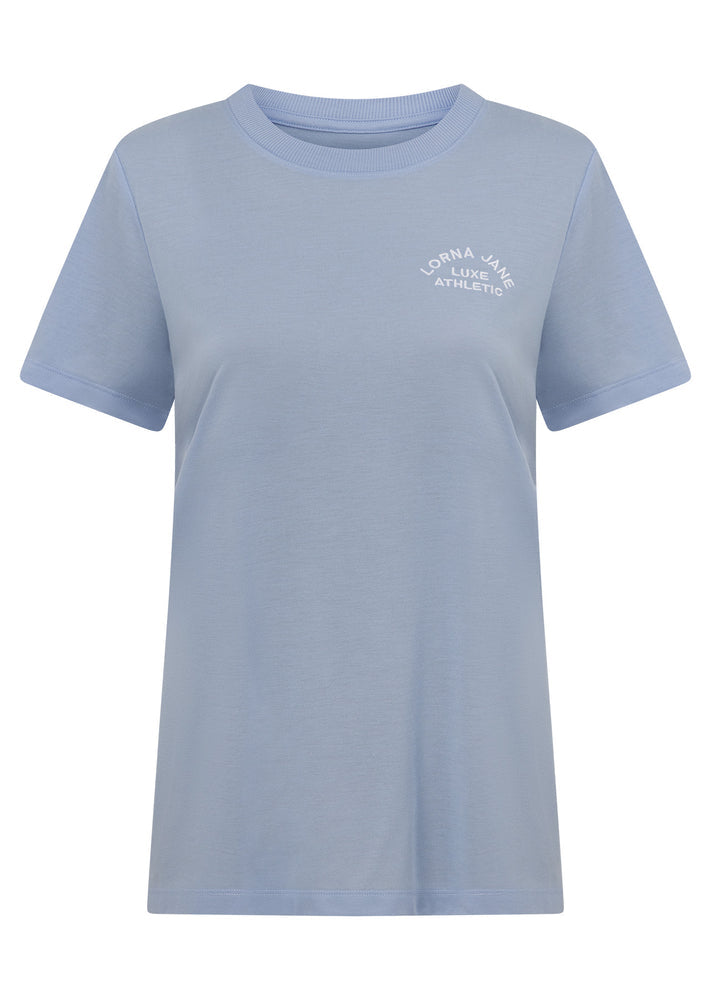 Lorna Jane Lotus T-Shirt - Oxford Blue (view 4)