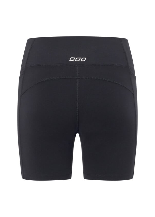 Amy Phone Pocket Tech Bike Short - Black