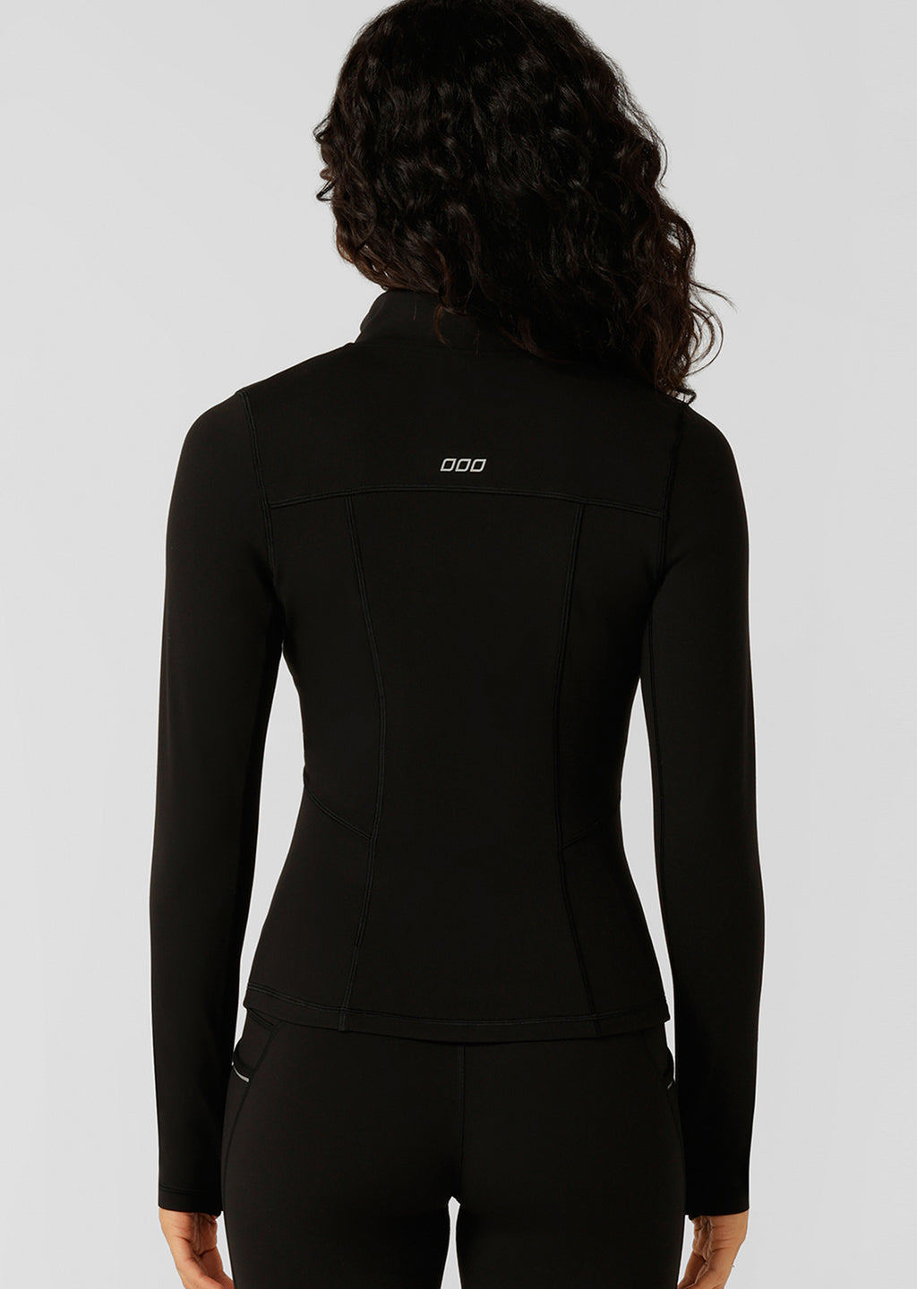 Lorna Jane Amy Thermal Active Zip Through Jacket - Black (view 2)