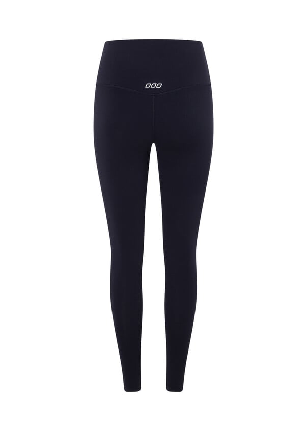 Lotus No Chafe Ankle Biter Leggings - Black
