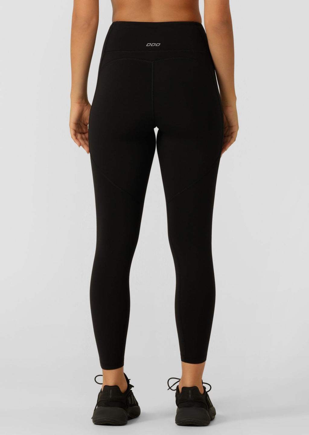 Lorna Jane Amy Thermal Phone Pocket Ankle Biter Leggings - Black (view 2)