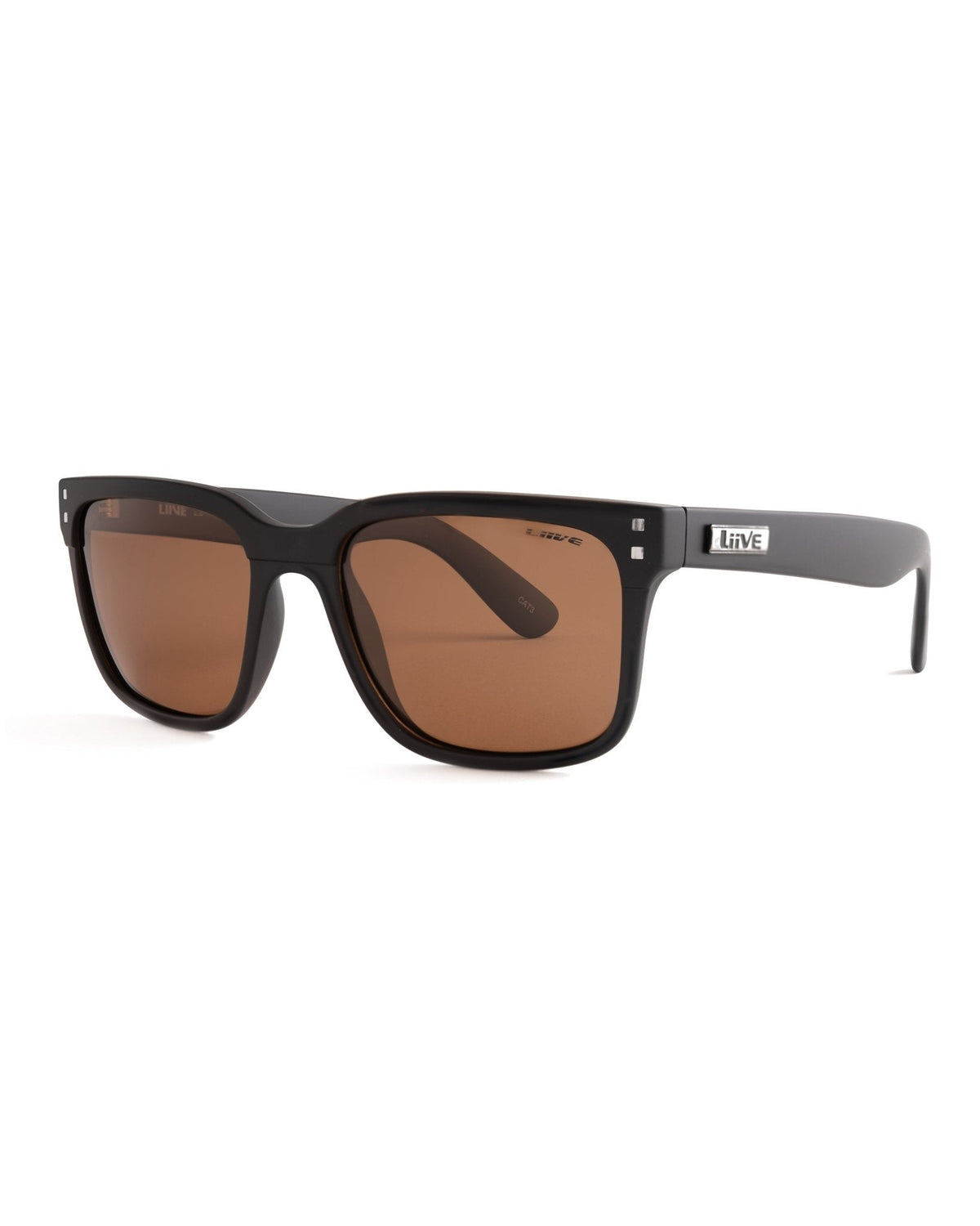 Liive L.D polarised sunglasses in matt black