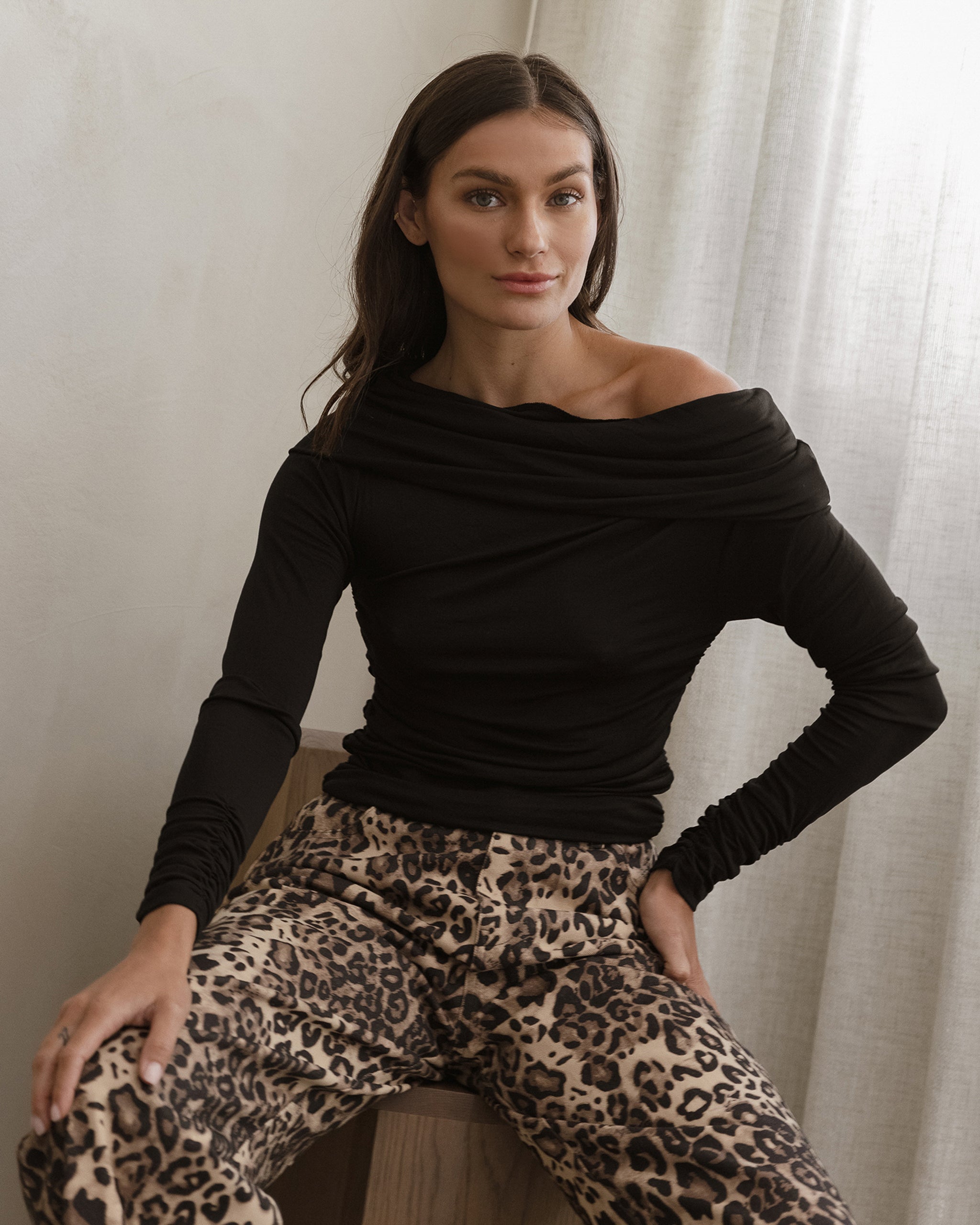 Sass Caprice Top - Black