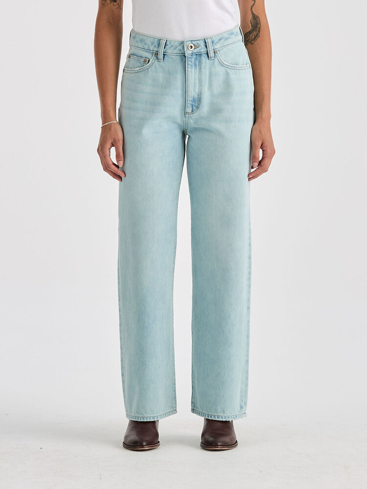 Lee LWM High Wide Leg - Soft Blue (view 2)