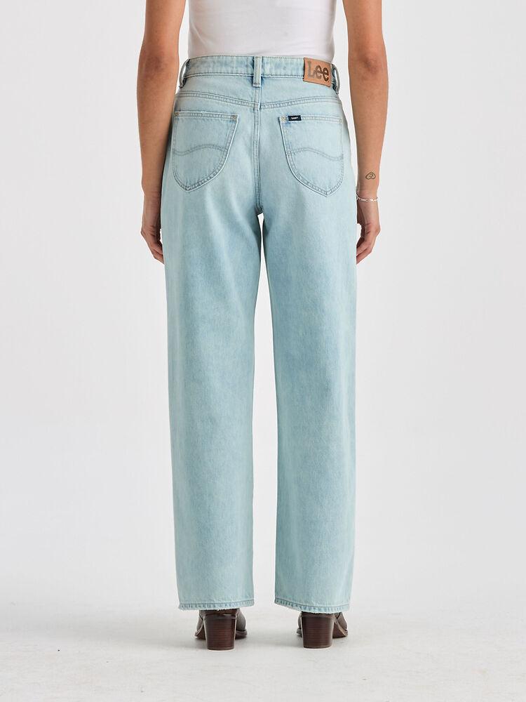 Lee LWM High Wide Leg - Soft Blue (view 4)