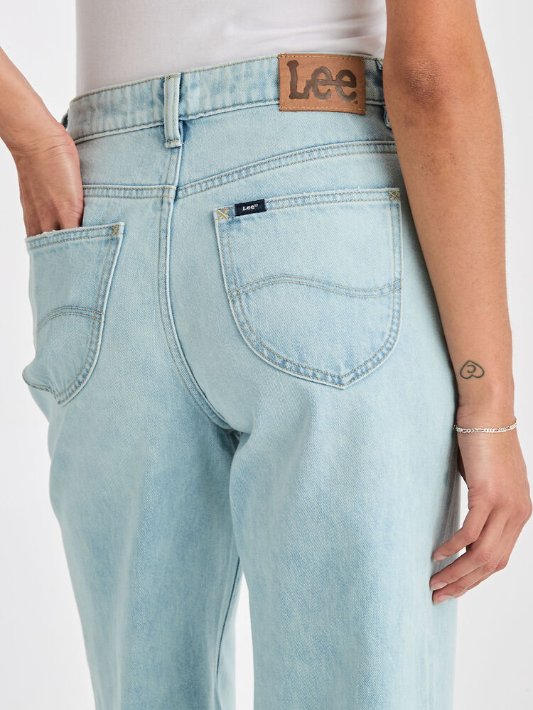 Lee LWM High Wide Leg - Soft Blue (view 5)