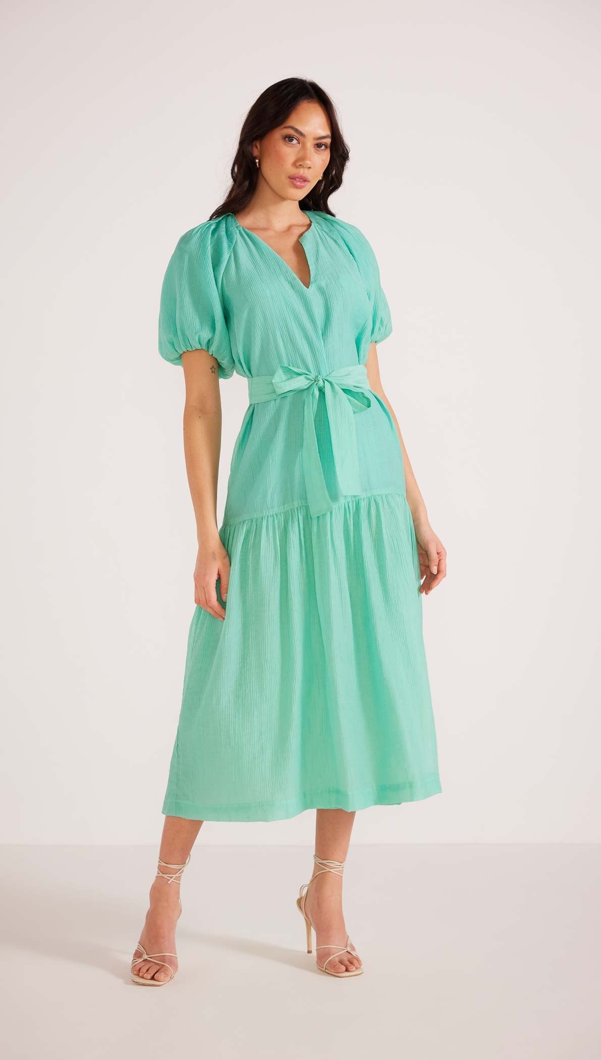Mink Pink Lucie Midaxi Dress - Mint
