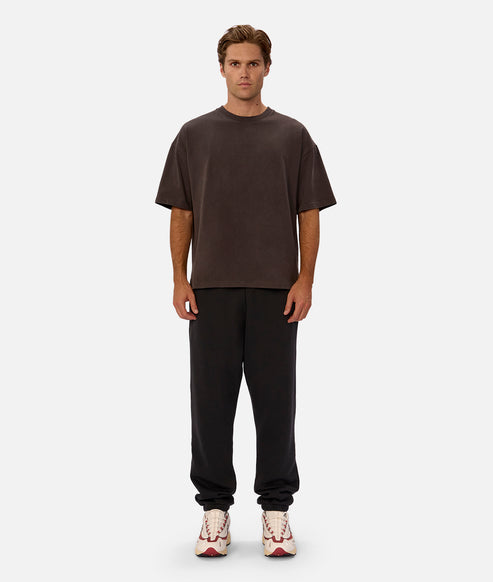 The New Del Sur Washed Trackpant - OD Black Acid