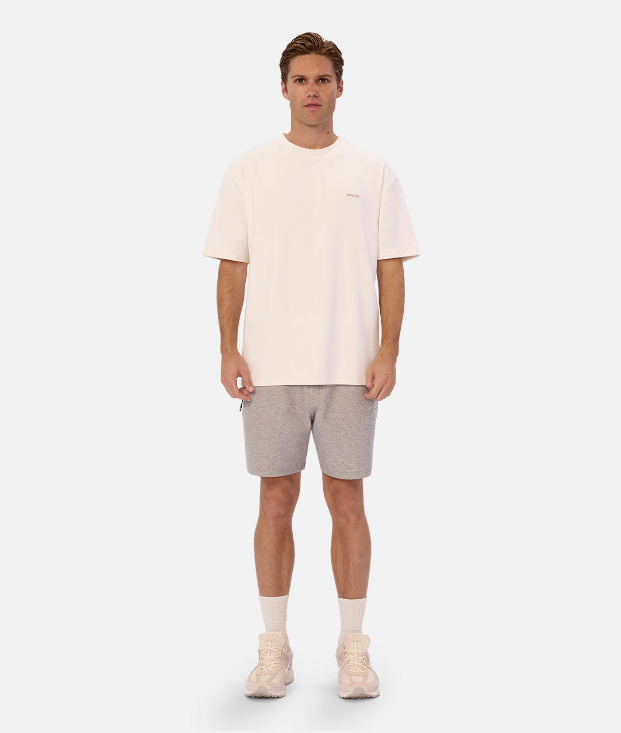 Industrie The Tech Track Short - New Mid Grey (view 2)