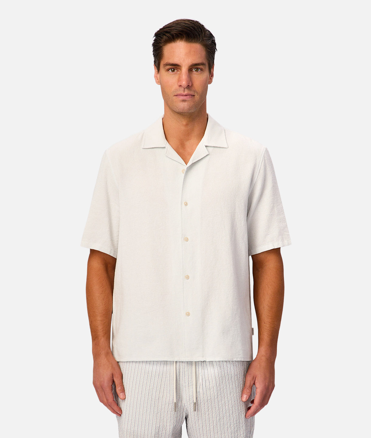 Industrie Marbella Short Sleeve Shirt in Ice