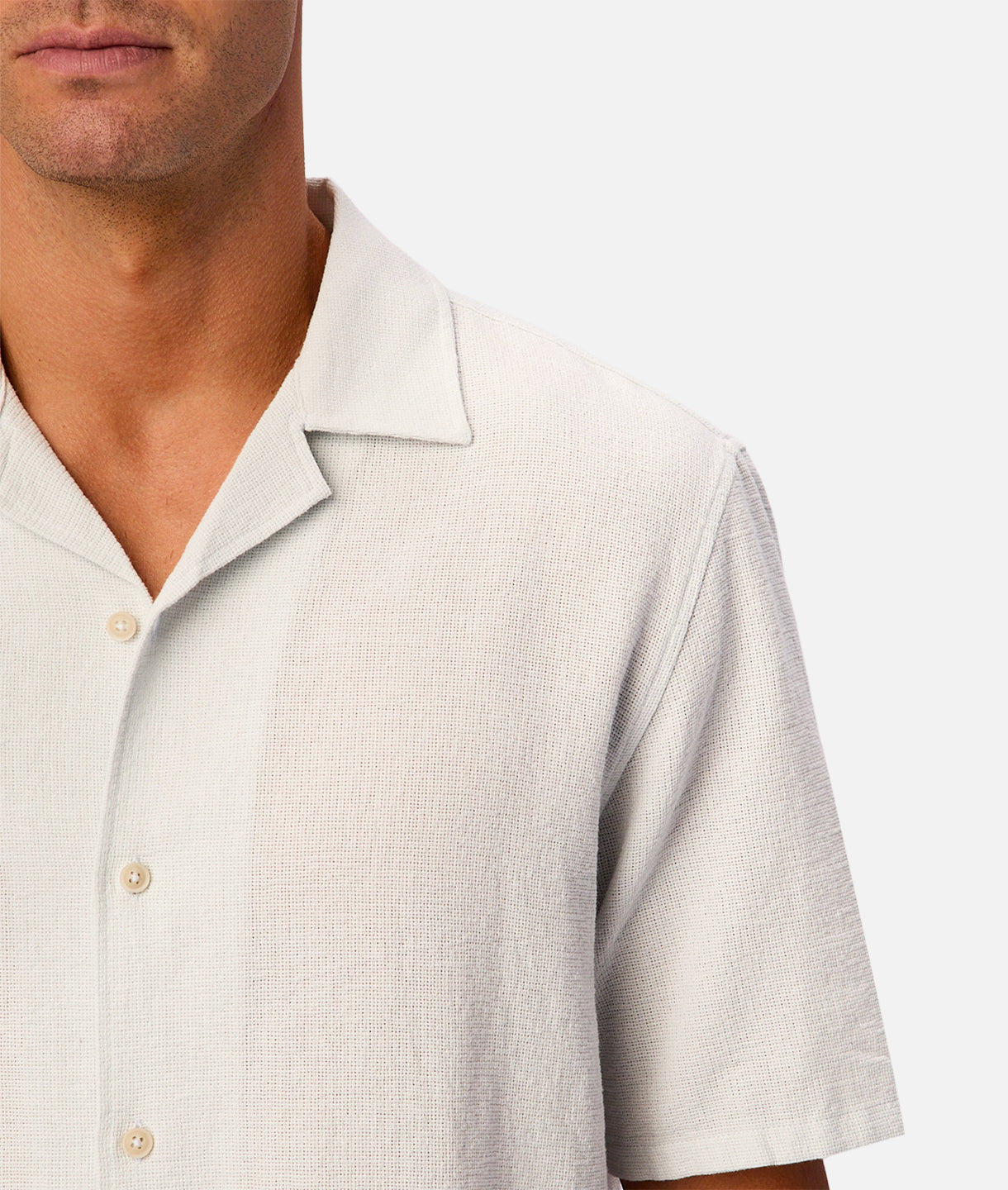 Industrie Marbella Short Sleeve Shirt in Ice - back