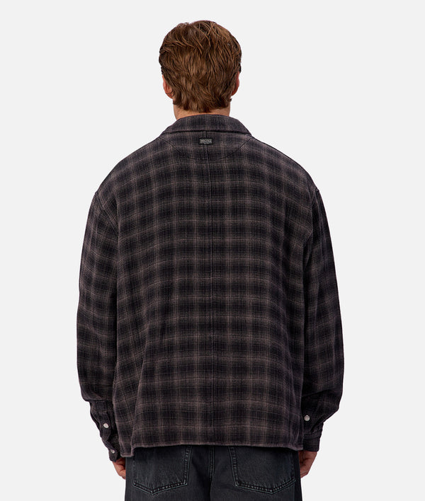 Industrie The Camino LS Shirt - Black/Charcoal (view 2)