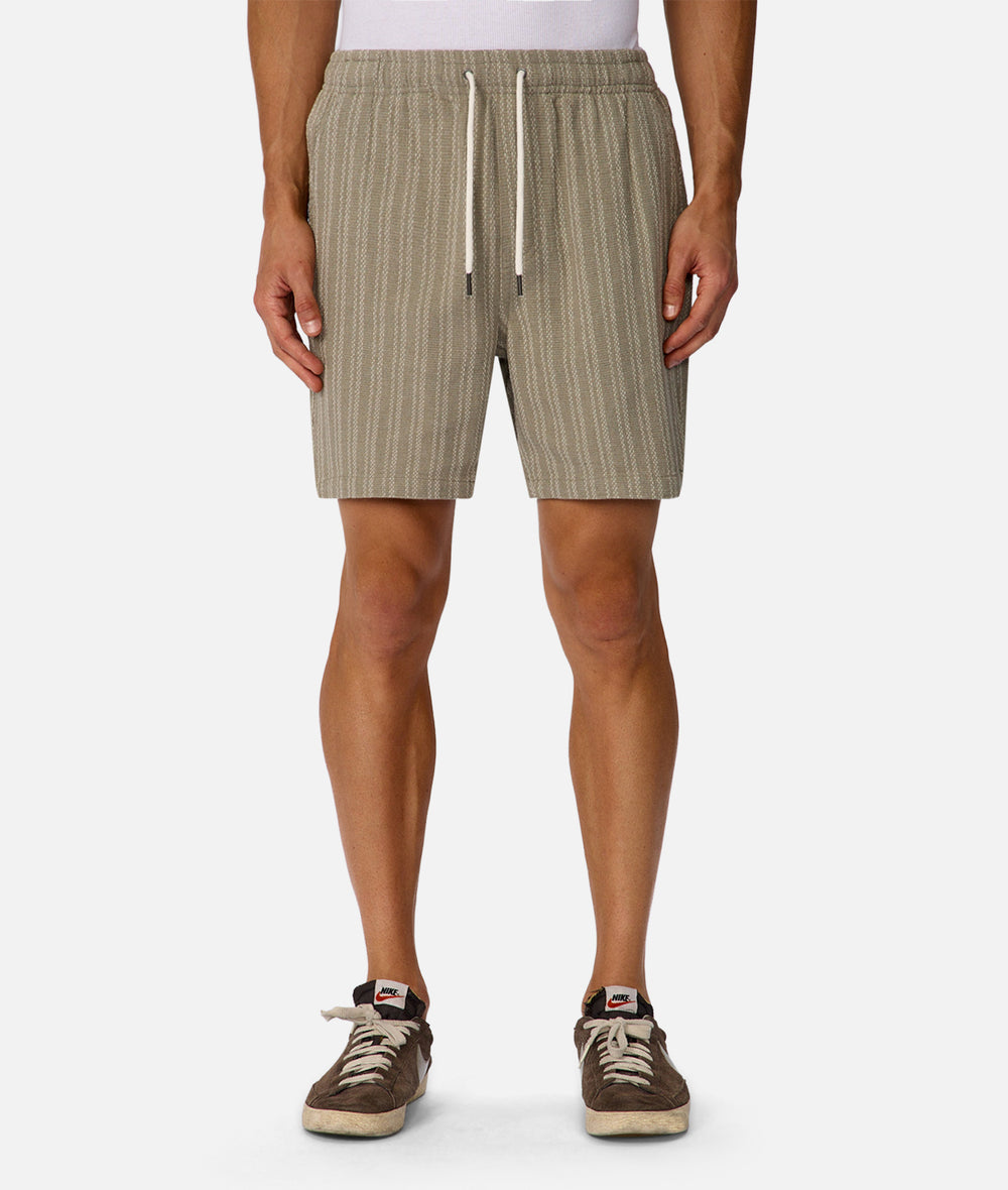 Industrie The Ignazio Drawcord Short - Olive Stone