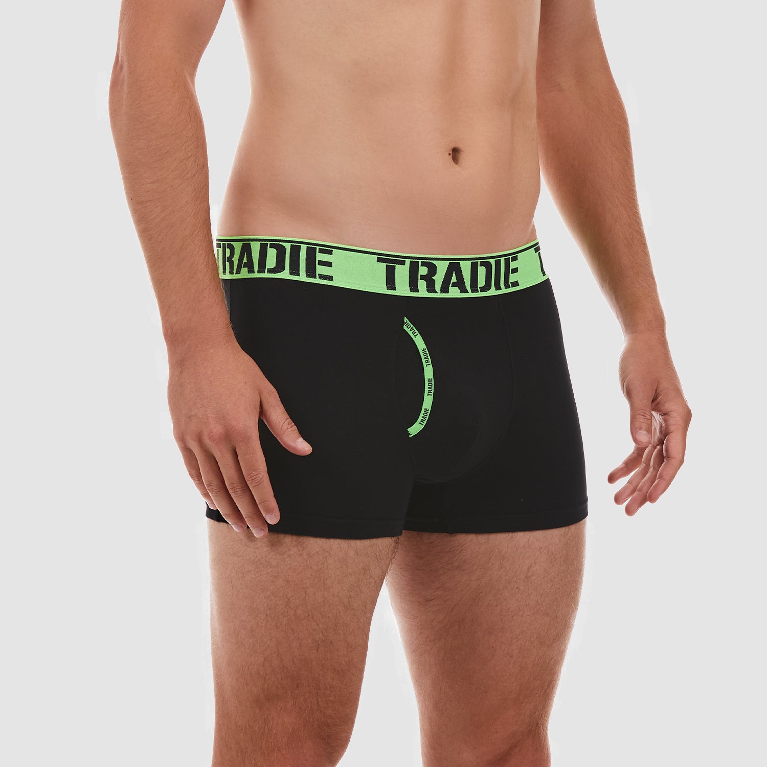 Tradie Man Front Trunk Black Green side
