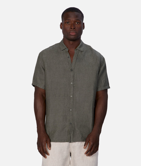 The Trinidad Linen Shirt - Shamrock