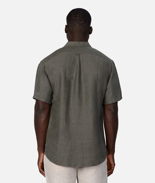 The Trinidad Linen Shirt - Shamrock