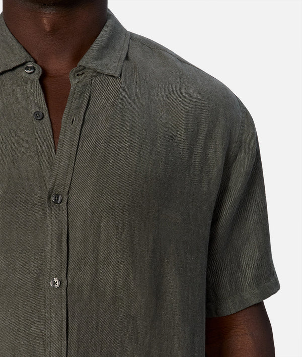 The Trinidad Linen Shirt - Shamrock