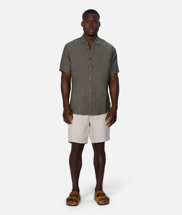 The Trinidad Linen Shirt - Shamrock