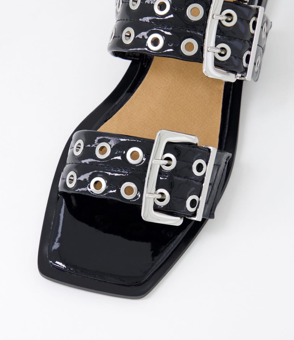 Mollini Savina Mo - Black Patent (view 3)