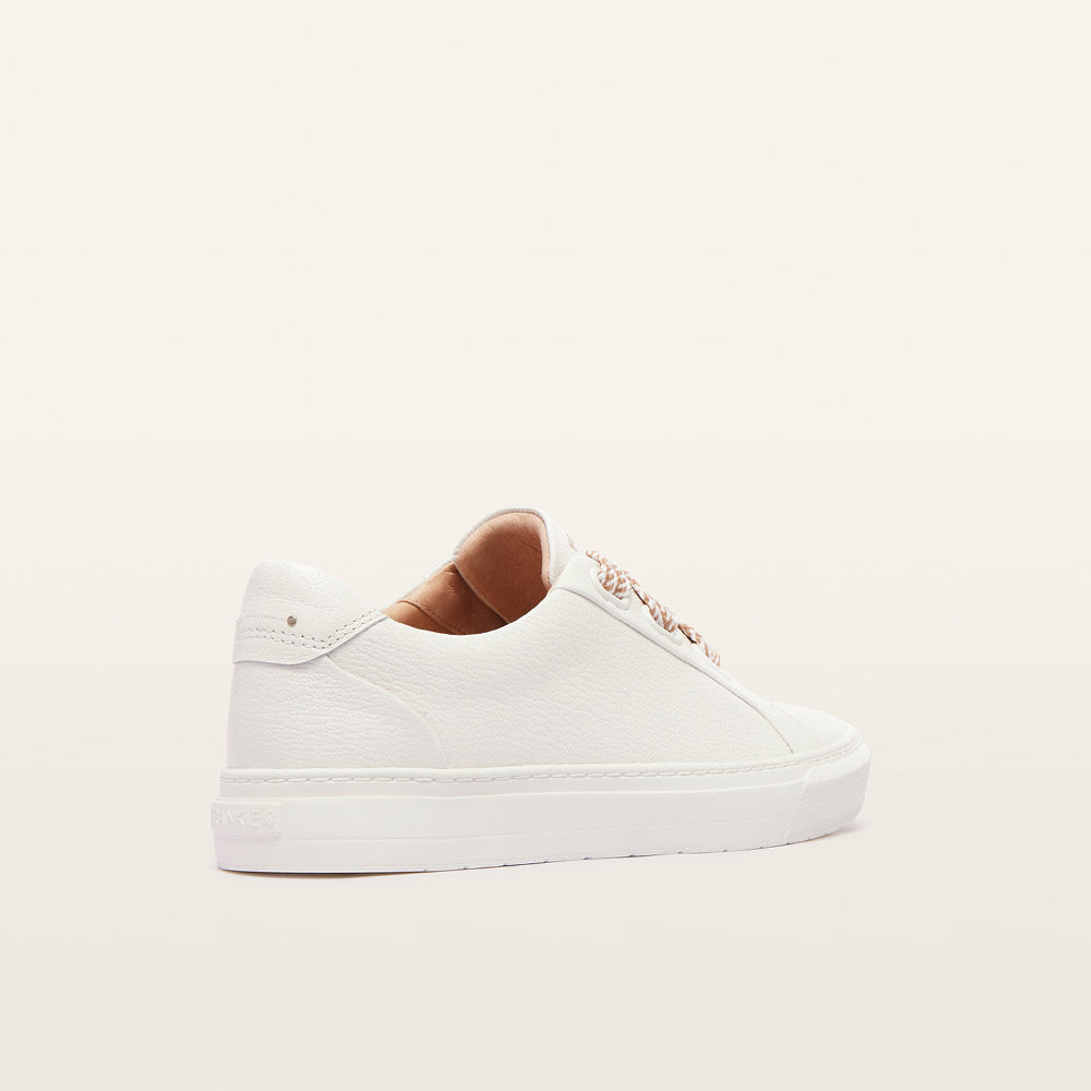 Mya Sneaker - White Tumbled
