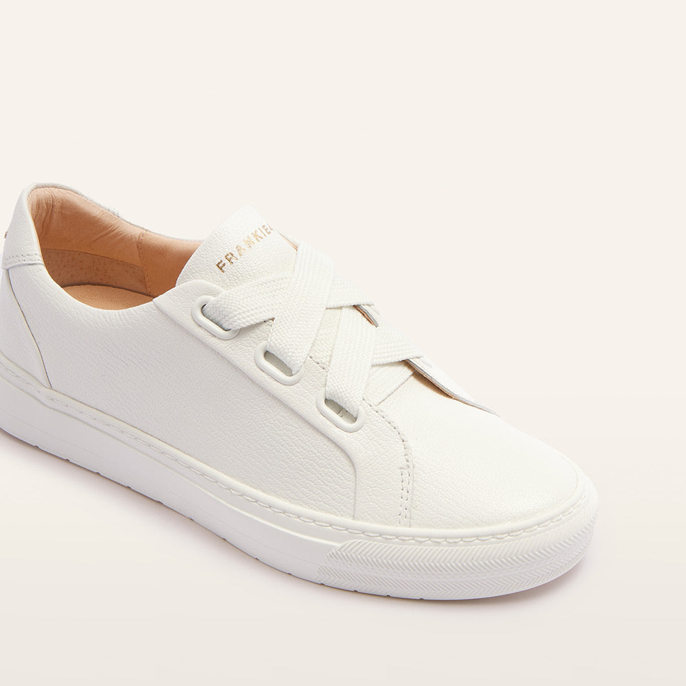 Mya Sneaker - White Tumbled
