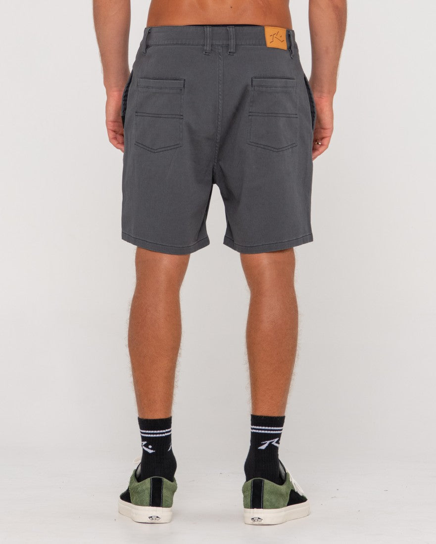 Rusty Grilled Chino Short - Pavement (view 5)