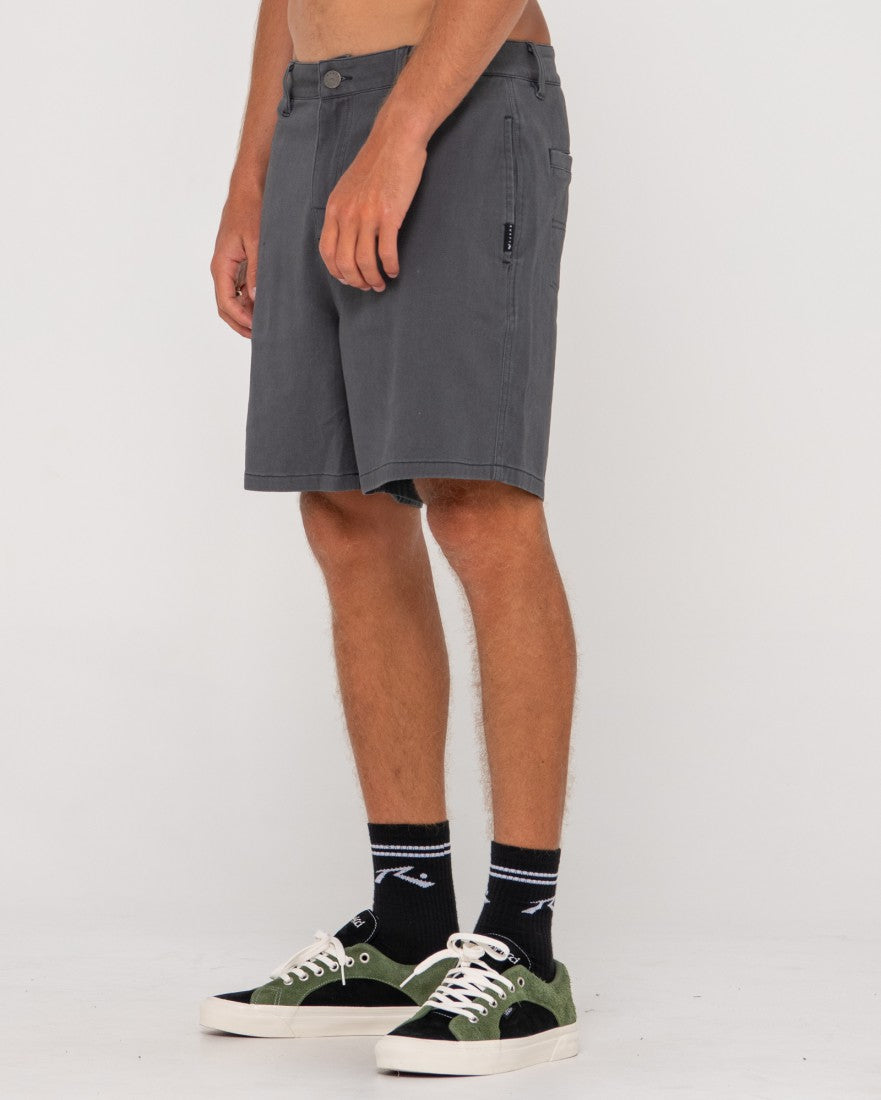 Rusty Grilled Chino Short - Pavement (view 4)