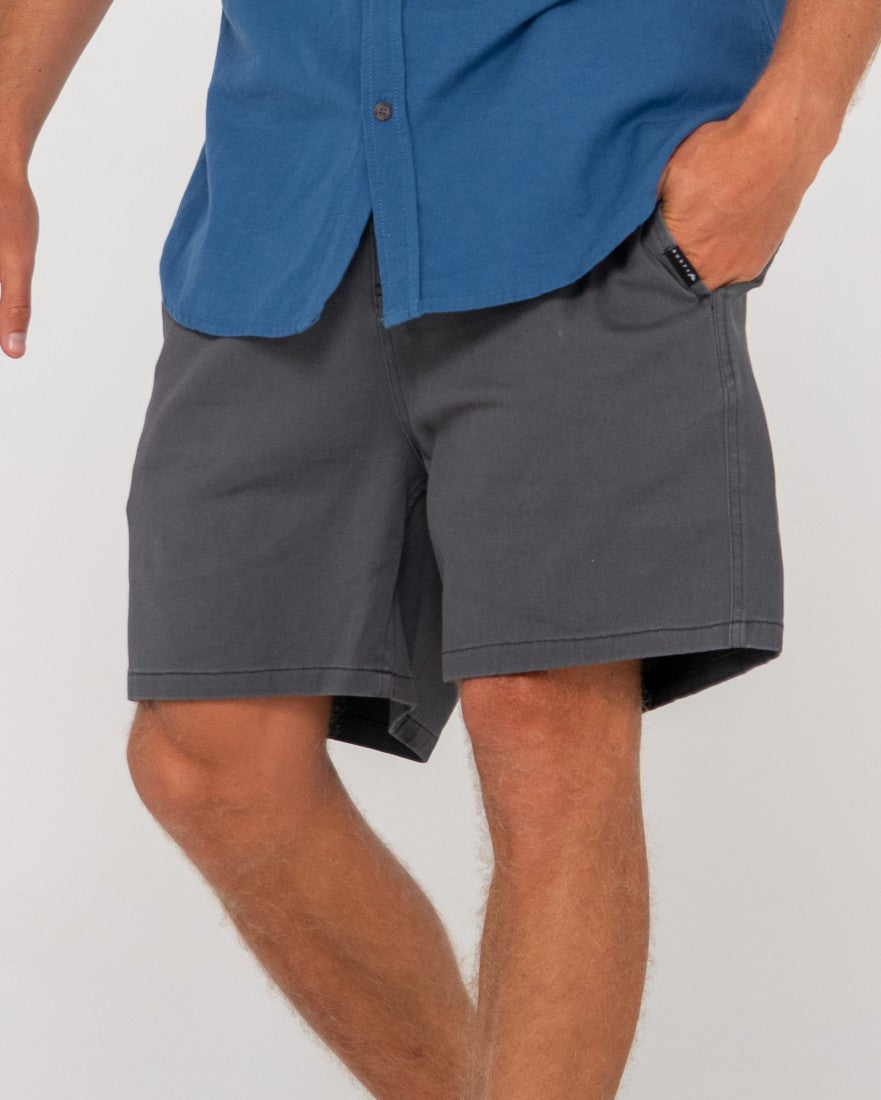 Rusty Grilled Chino Short - Pavement (view 3)
