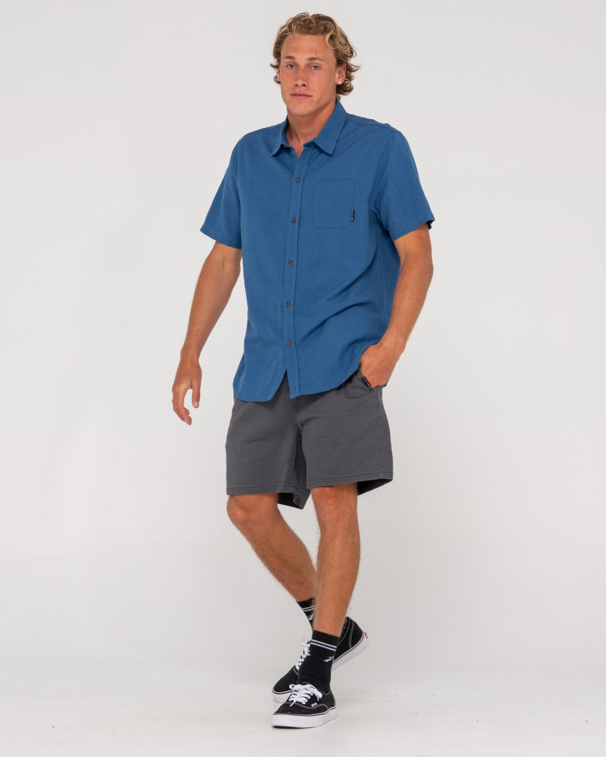 Rusty Grilled Chino Short - Pavement