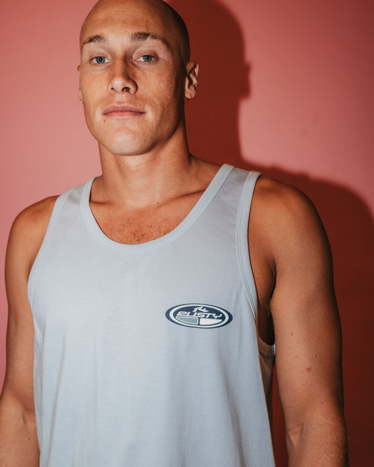 Rusty Faden Tank - Smoke Blue (view 5)