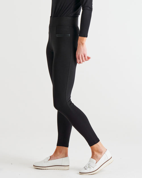Betty Basics Gwen Ponte Legging – Black (view 5)