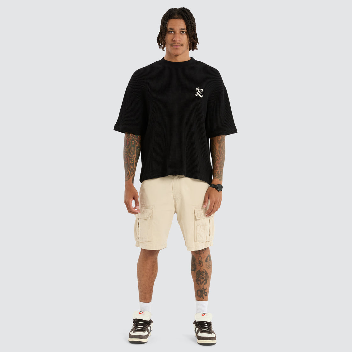 Big Waffle Street Tee - Black