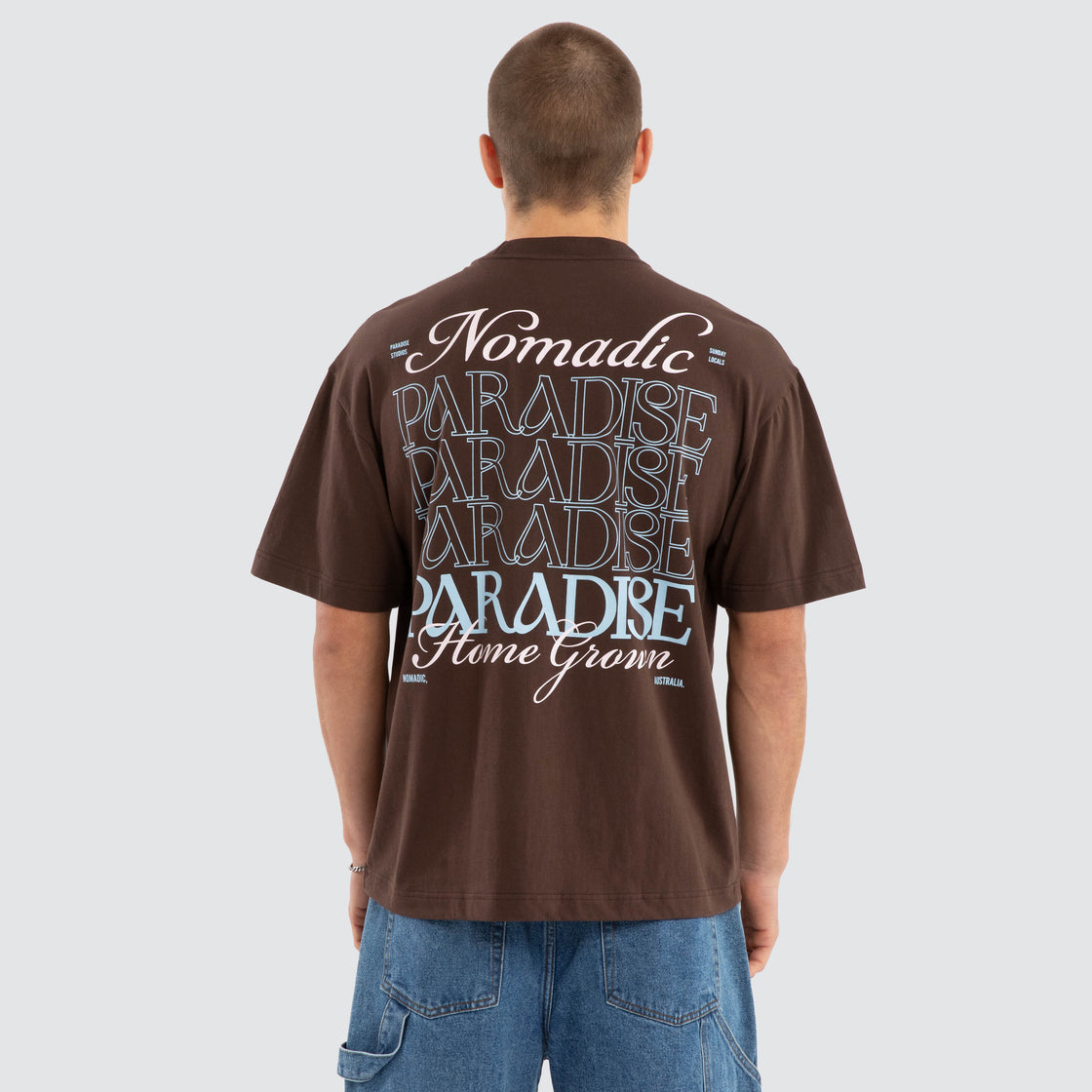 Nomadic Home Grown Street Tee - Chocolate Brown (view 2)