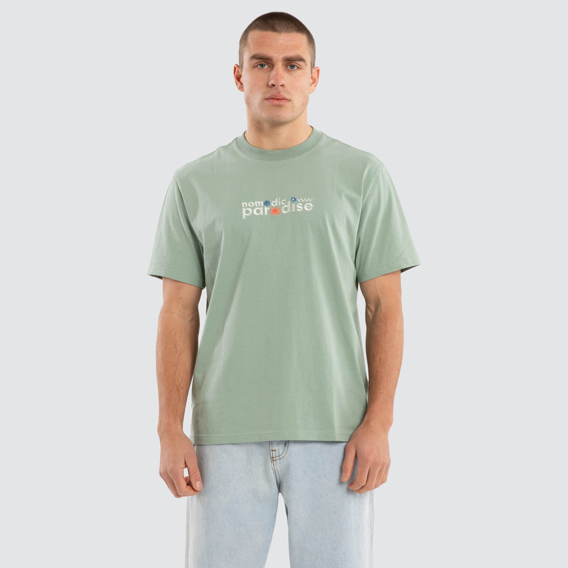 Nomadic Eucalyptus Classic Tee - Iceberg Green