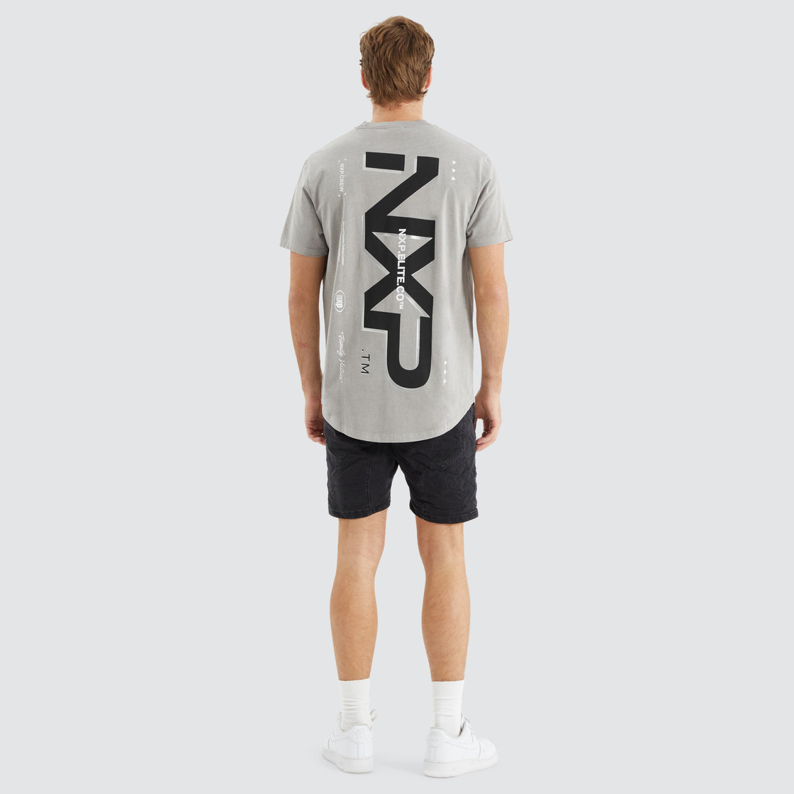 Belize Dual Curved Tee - Pigment Gull