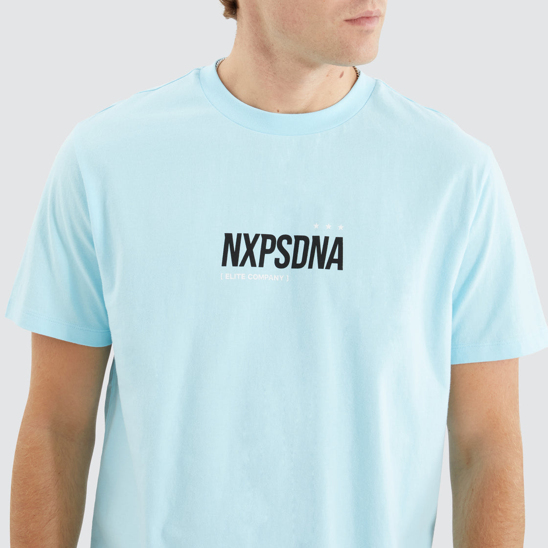 Overhead Dual Curved Tee - Atomizer Blue