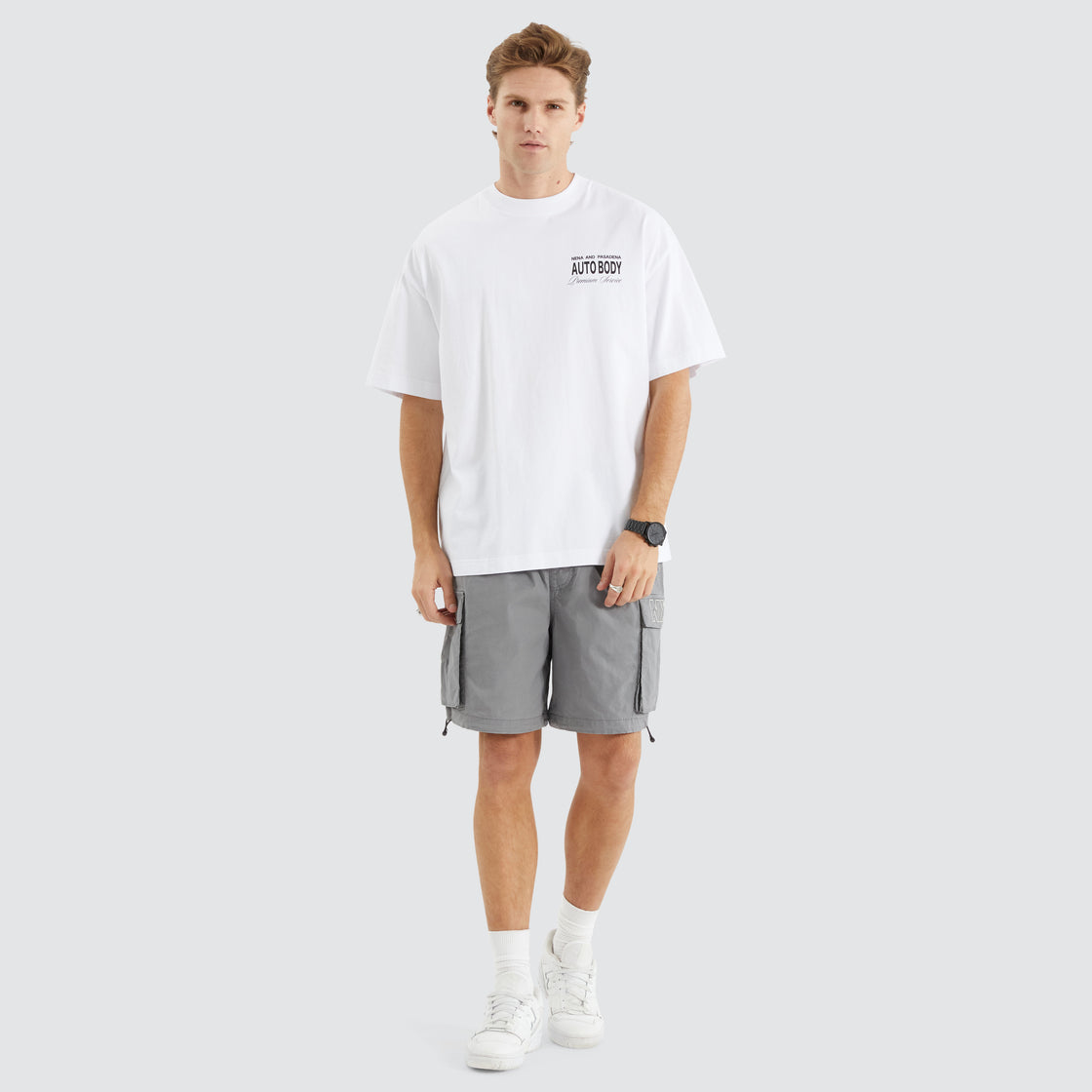 Steed Street Tee - Optical White