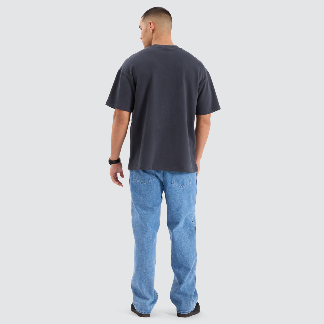 Bronco Loopback Raptor Tee - Ebony