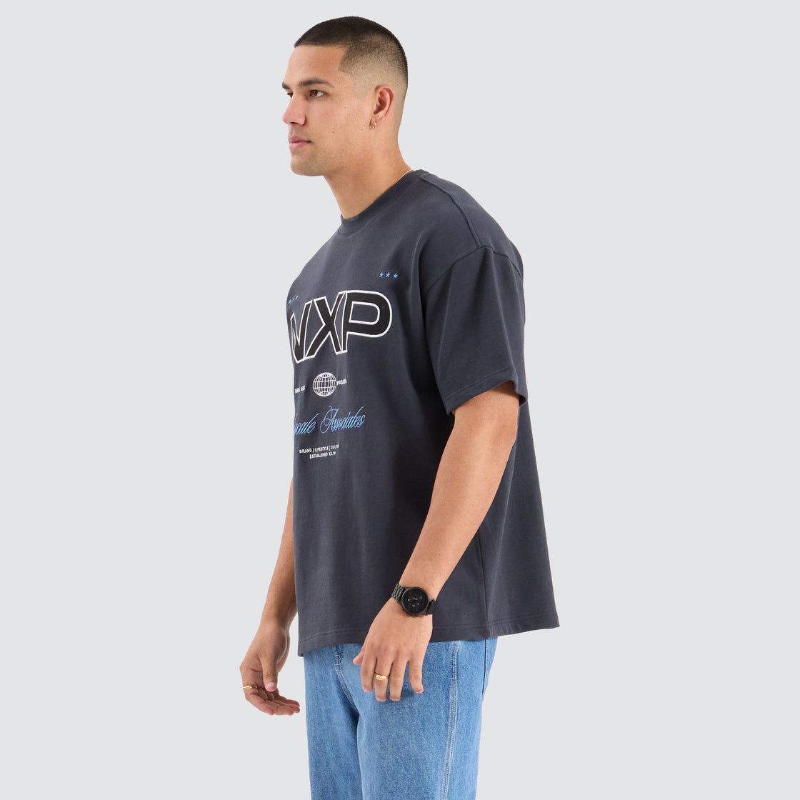 Bronco Loopback Raptor Tee - Ebony