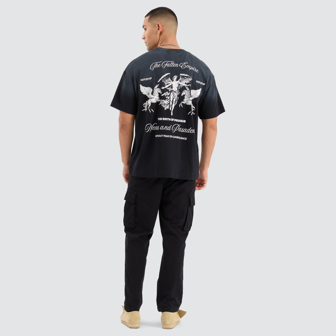 Cattle Raptor Tee - Anthracite Black