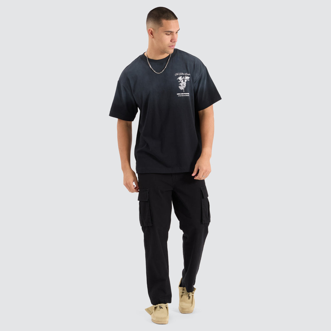 Cattle Raptor Tee - Anthracite Black